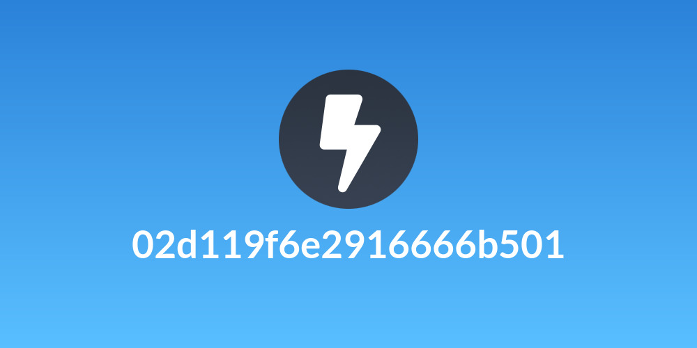 02d119f6e2916666b501