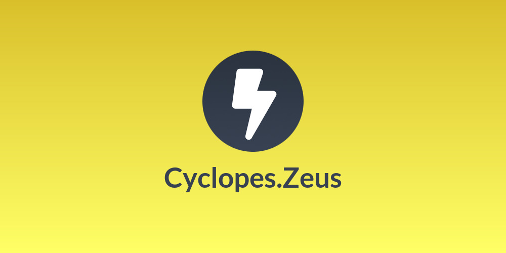 Cyclopes.Zeus