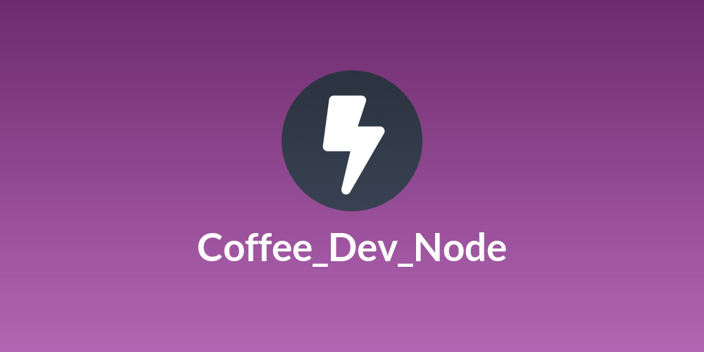Coffee_Dev_Node