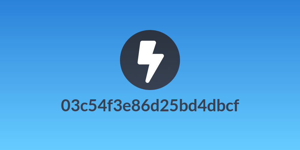 03c54f3e86d25bd4dbcf