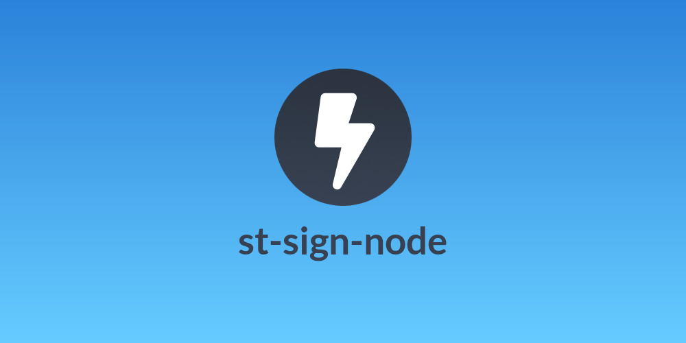 st-sign-node