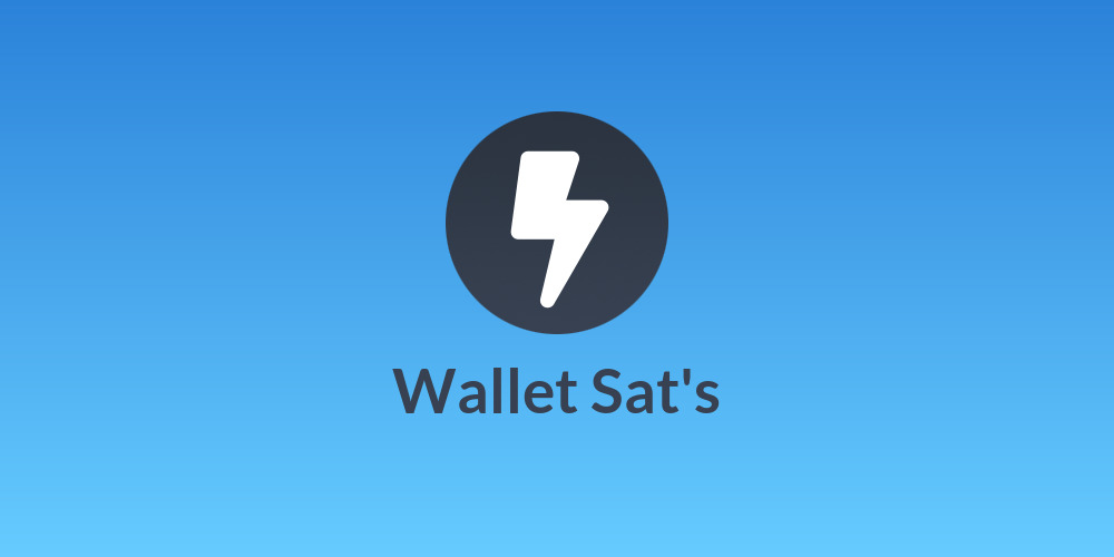 Wallet Sat's