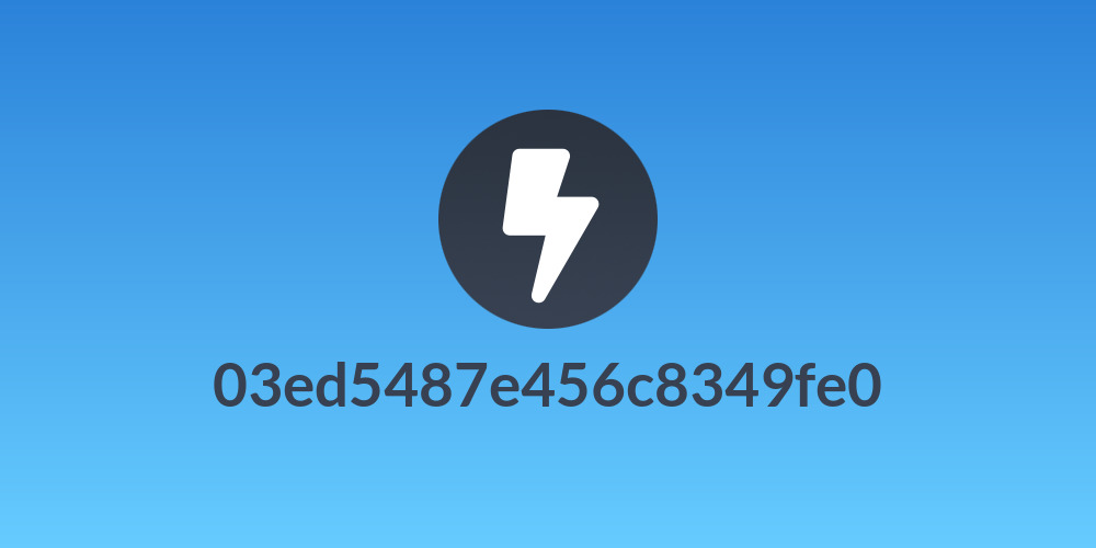 03ed5487e456c8349fe0