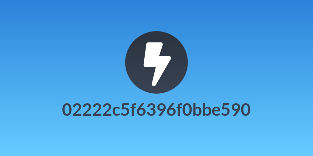 02222c5f6396f0bbe590