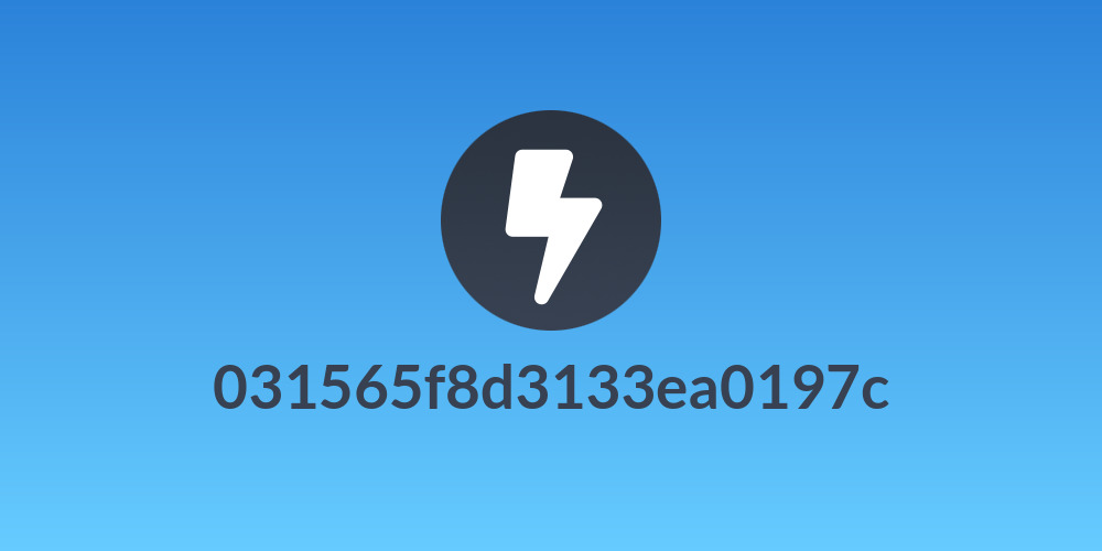 031565f8d3133ea0197c