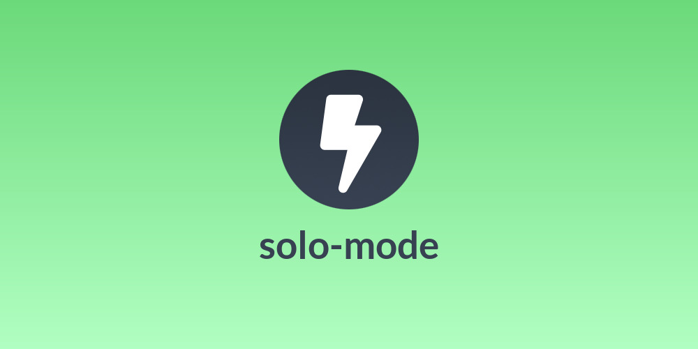 solo-mode