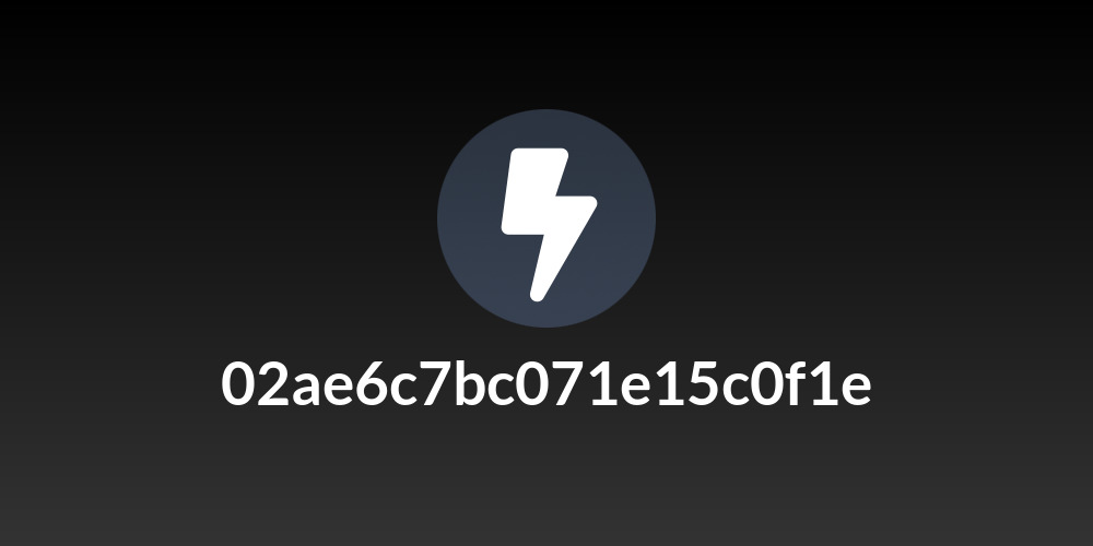 02ae6c7bc071e15c0f1e