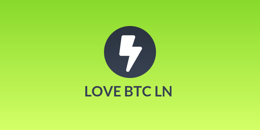 LOVE BTC LN 🧡🧡🧡