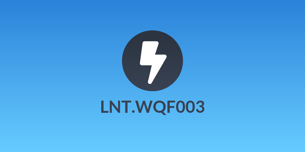LNT.WQF003
