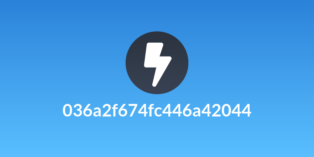 036a2f674fc446a42044