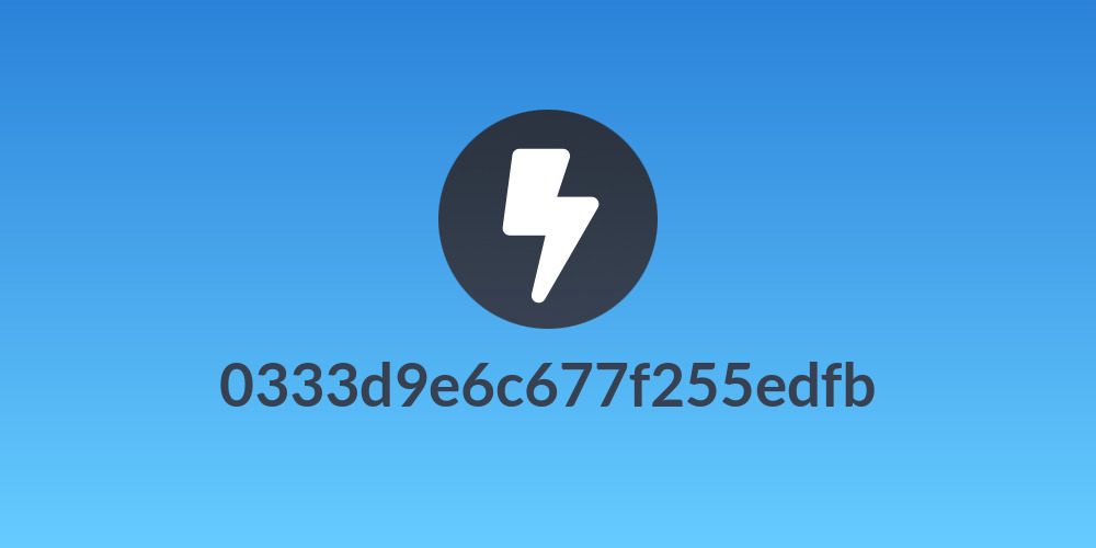 0333d9e6c677f255edfb