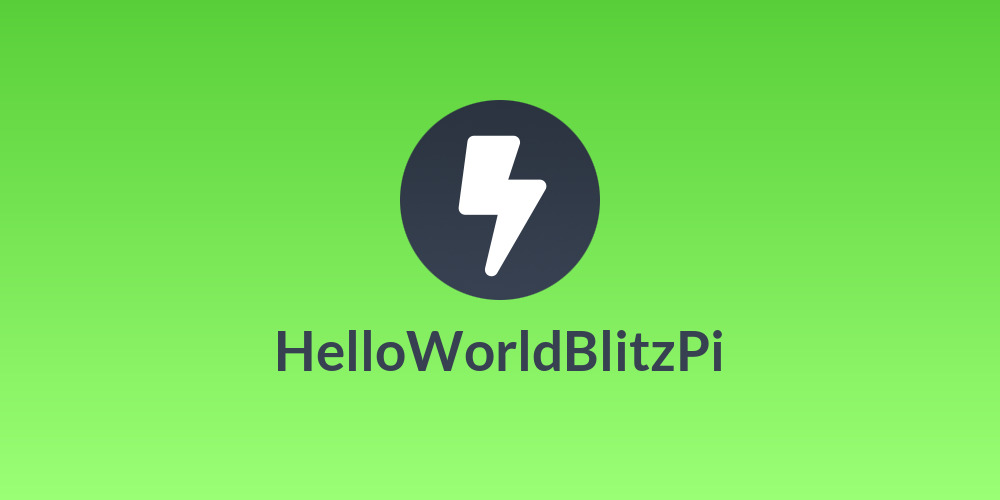 HelloWorldBlitzPi