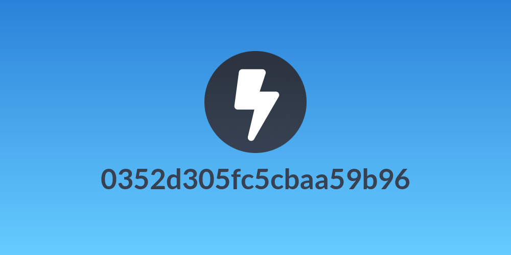 0352d305fc5cbaa59b96