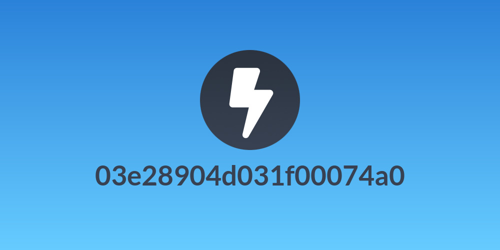 03e28904d031f00074a0