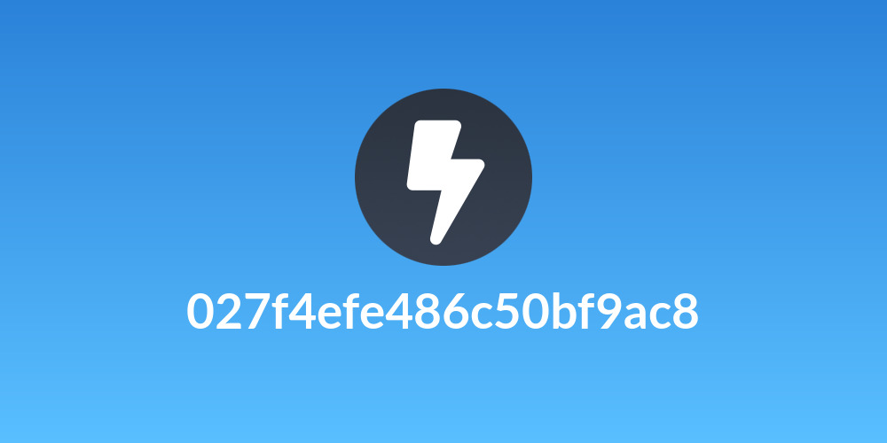 027f4efe486c50bf9ac8