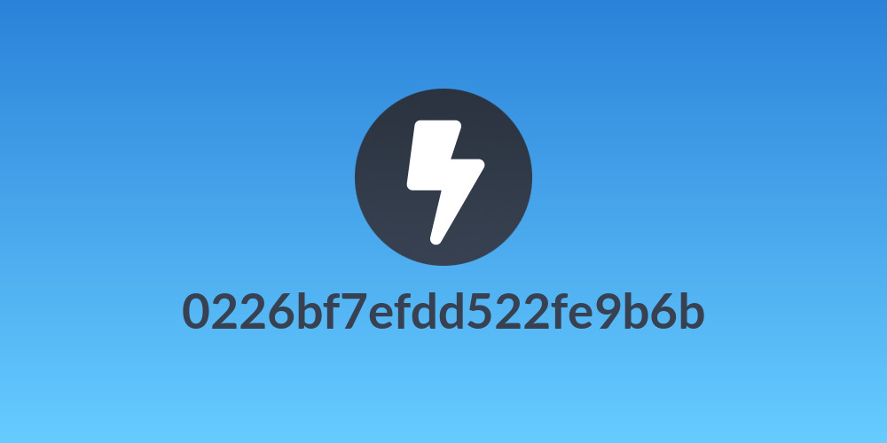 0226bf7efdd522fe9b6b