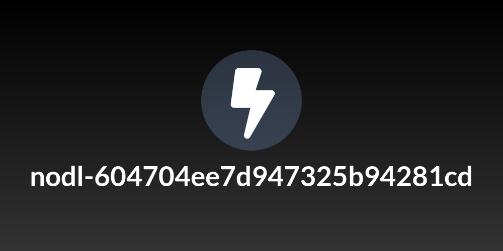 nodl-604704ee7d947325b94281cd