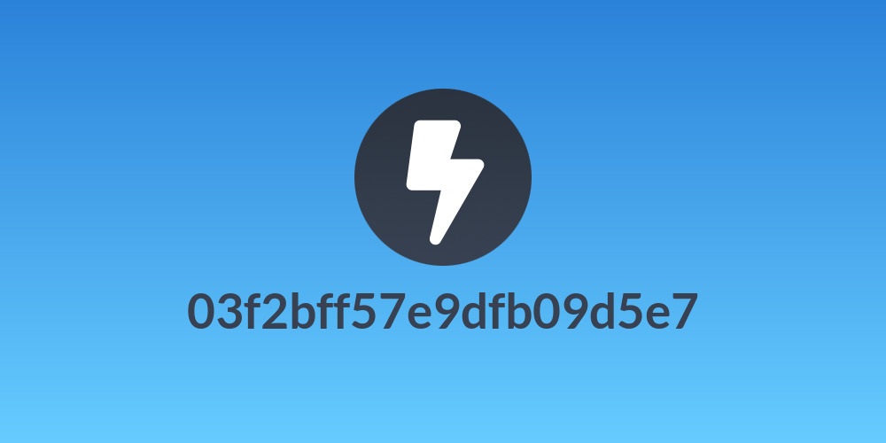 03f2bff57e9dfb09d5e7