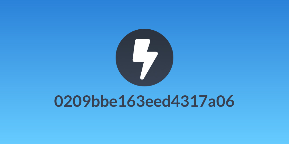 0209bbe163eed4317a06