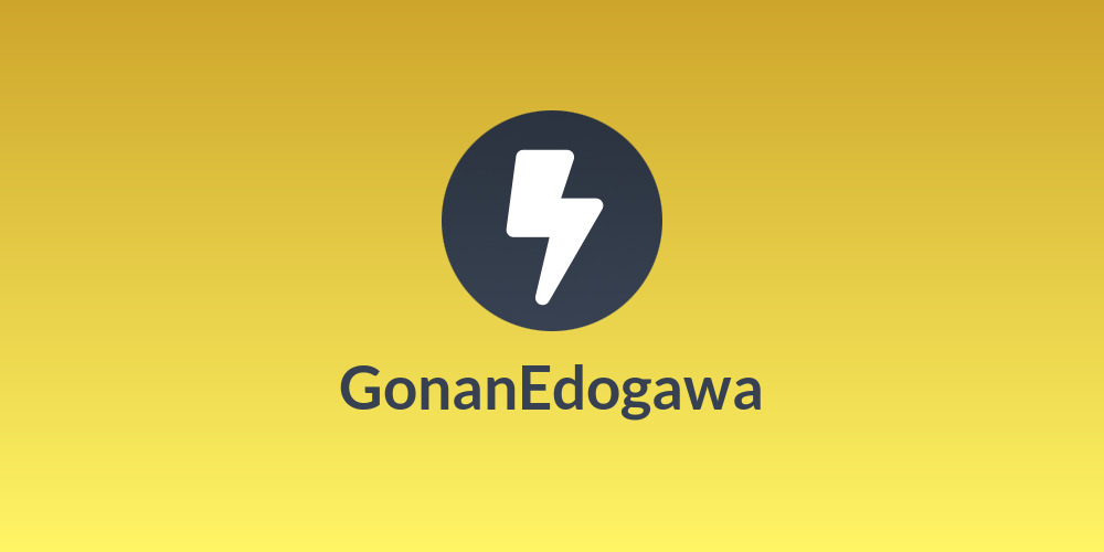GonanEdogawa🕵🏻⚽