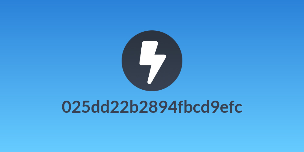 025dd22b2894fbcd9efc