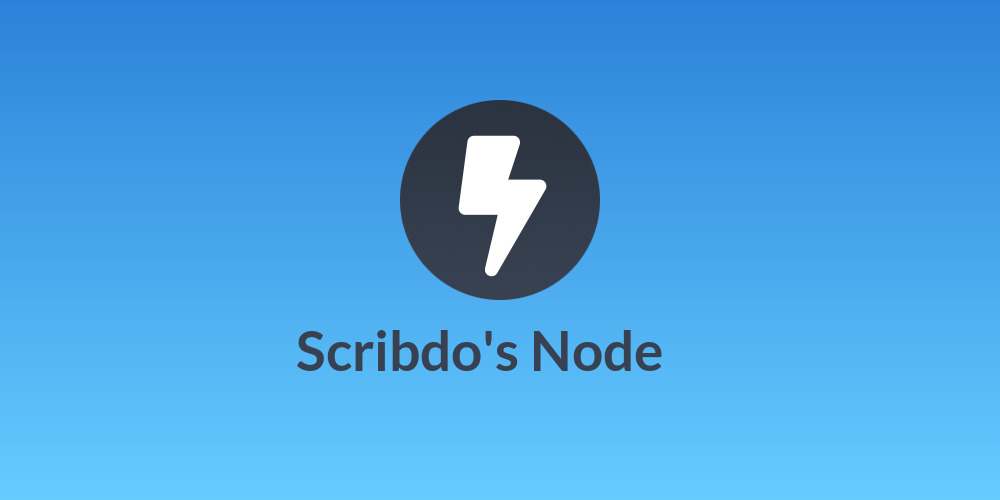 Scribdo's Node ₿⚡