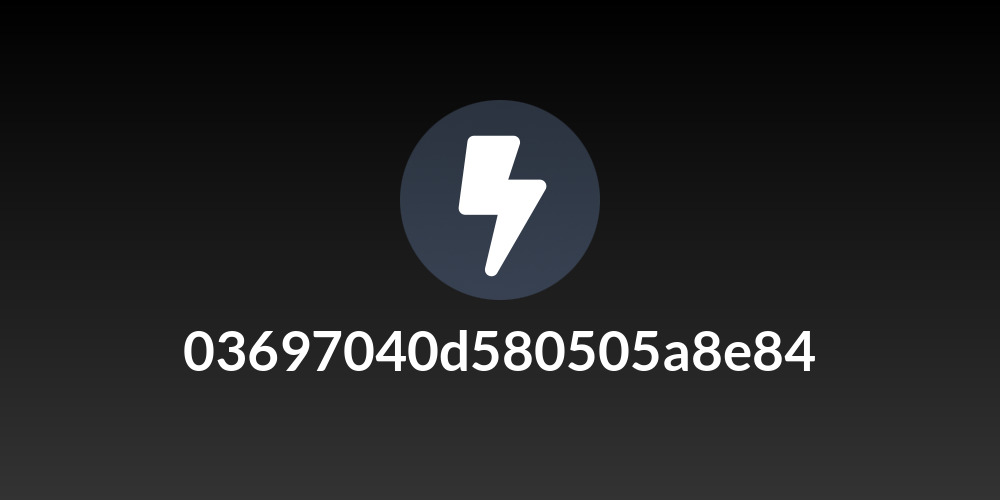 03697040d580505a8e84