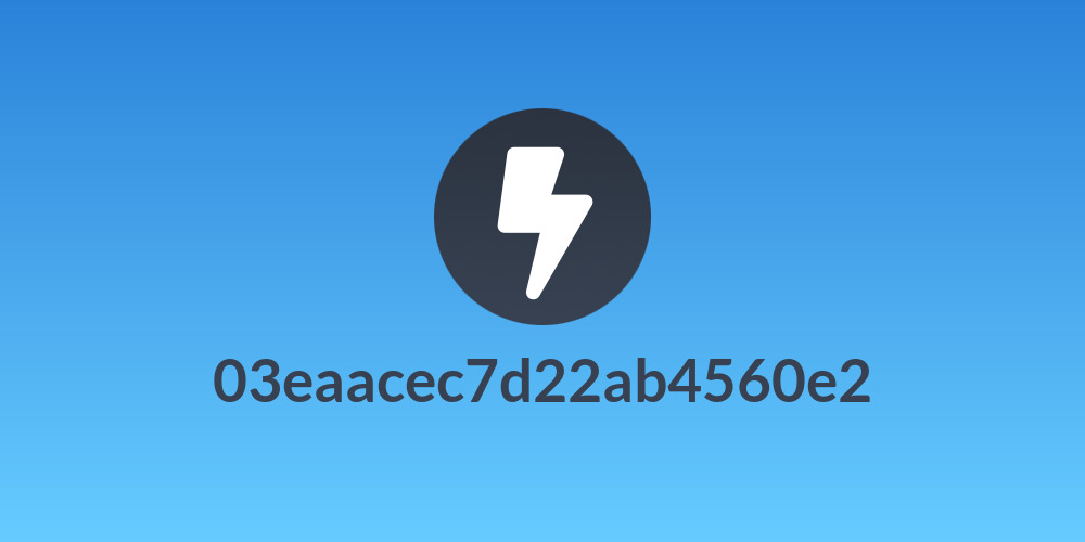 03eaacec7d22ab4560e2