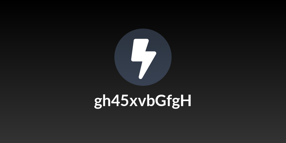 gh45xvbGfgH