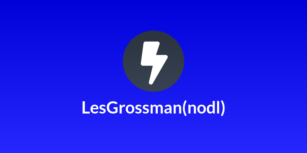 LesGrossman(nodl)