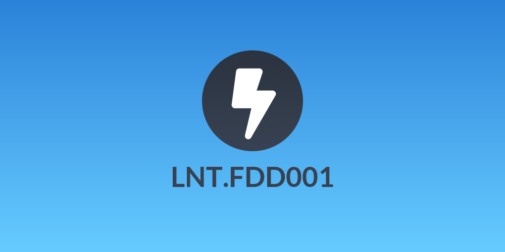 LNT.FDD001