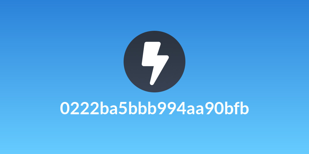 0222ba5bbb994aa90bfb