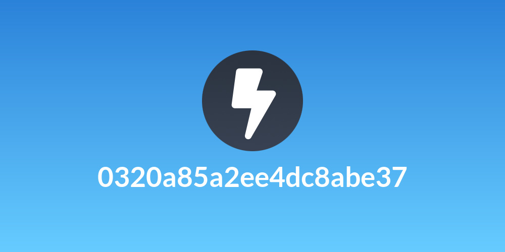 0320a85a2ee4dc8abe37