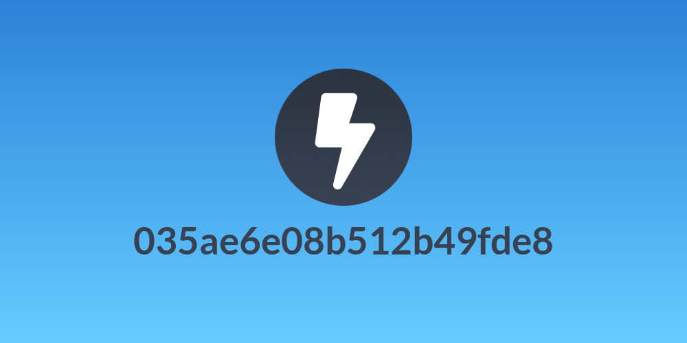 035ae6e08b512b49fde8