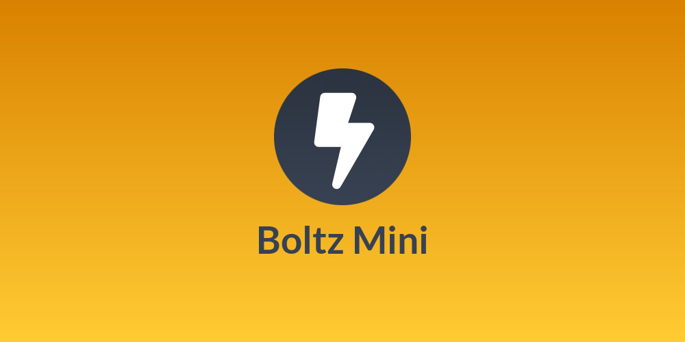 Boltz Mini