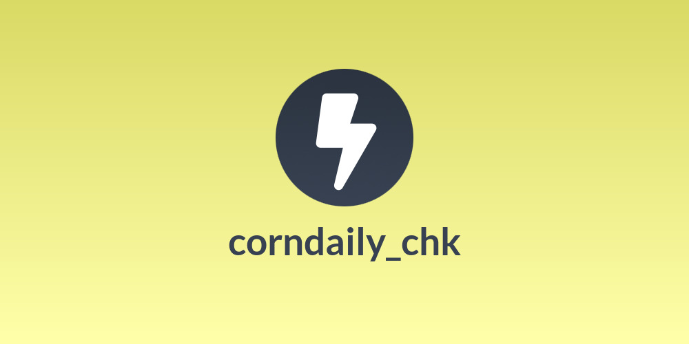 corn🌽daily_chk