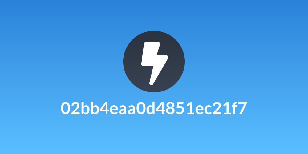 02bb4eaa0d4851ec21f7