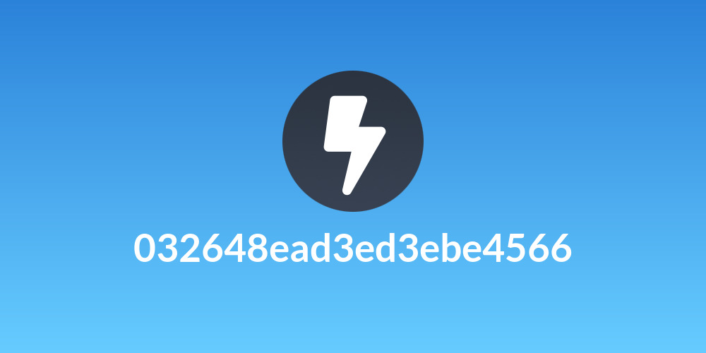 032648ead3ed3ebe4566