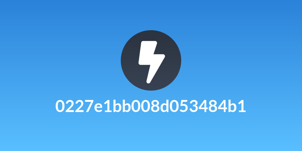 0227e1bb008d053484b1