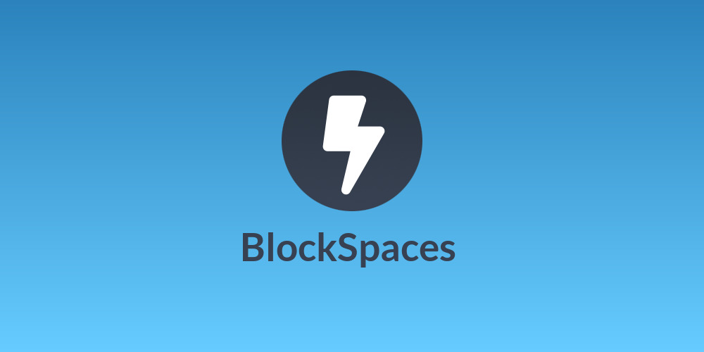 BlockSpaces ⚡️