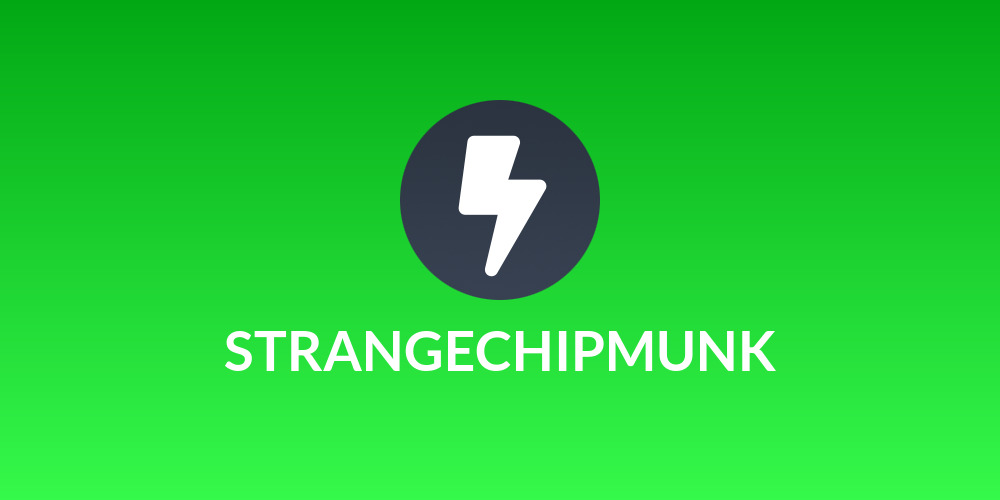STRANGECHIPMUNK
