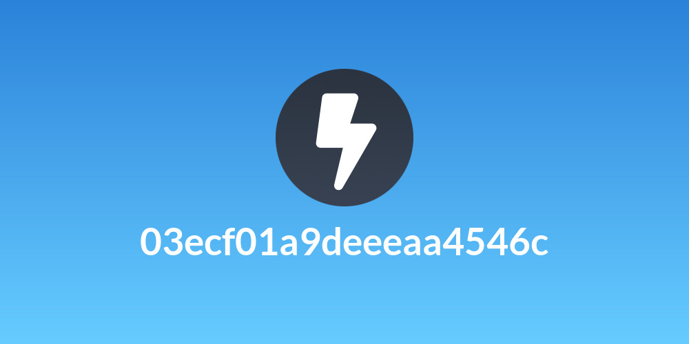 03ecf01a9deeeaa4546c
