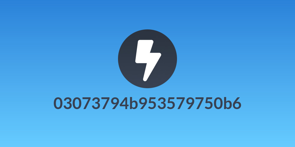 03073794b953579750b6