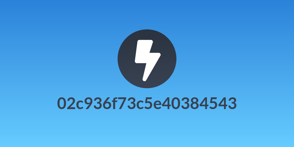 02c936f73c5e40384543