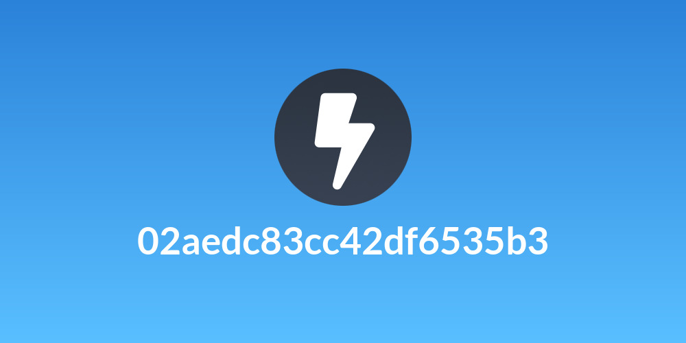 02aedc83cc42df6535b3