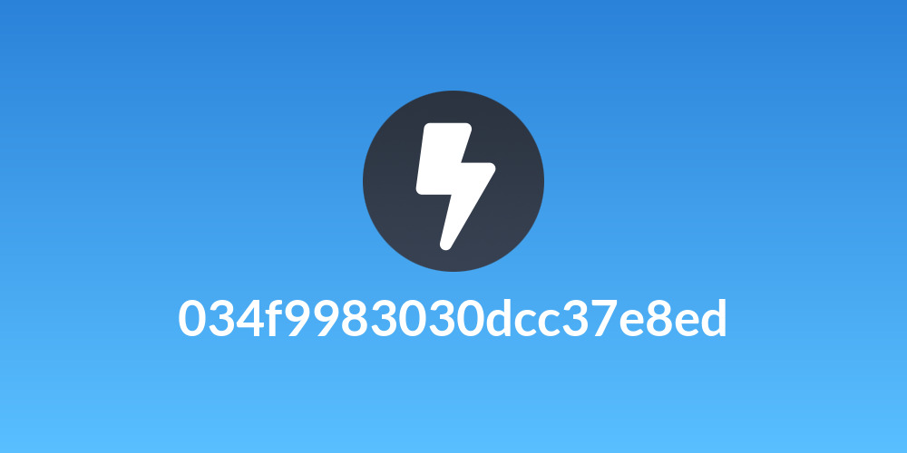 034f9983030dcc37e8ed