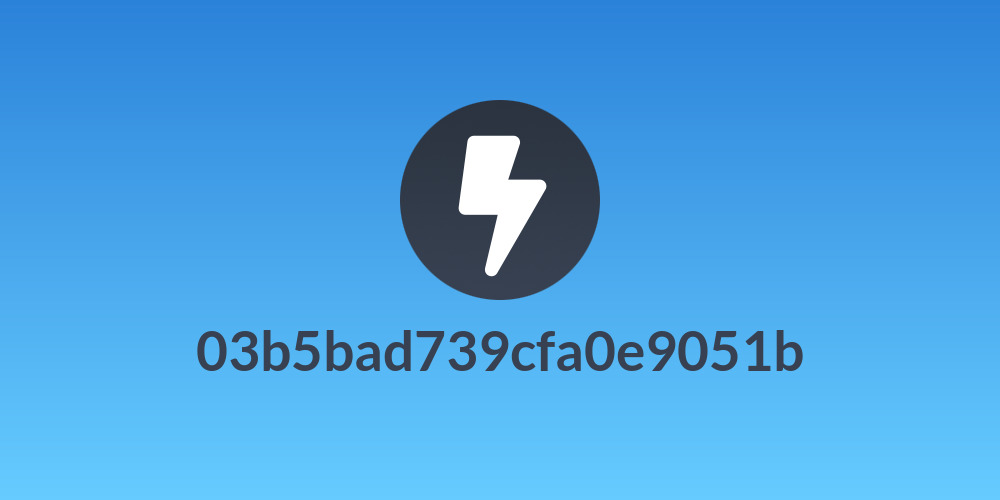 03b5bad739cfa0e9051b