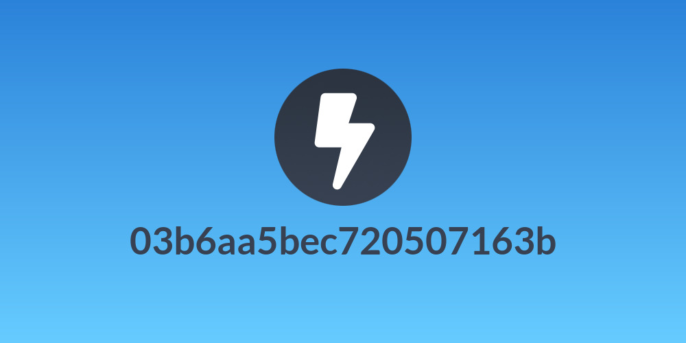 03b6aa5bec720507163b