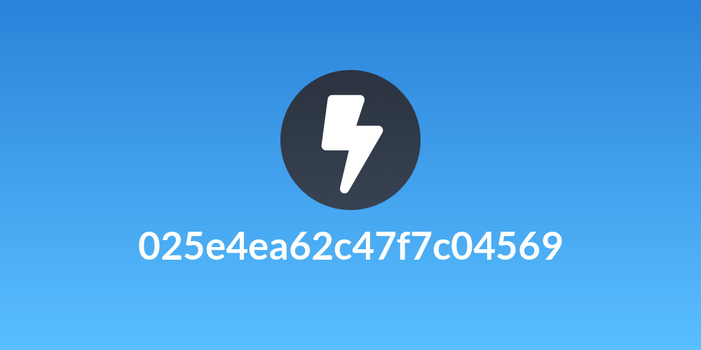 025e4ea62c47f7c04569