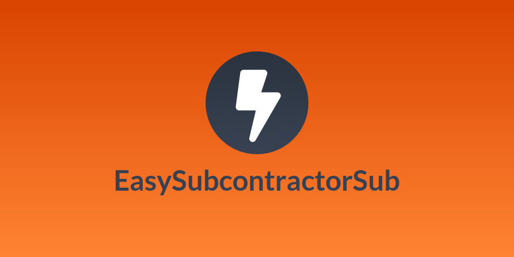 EasySubcontractorSub